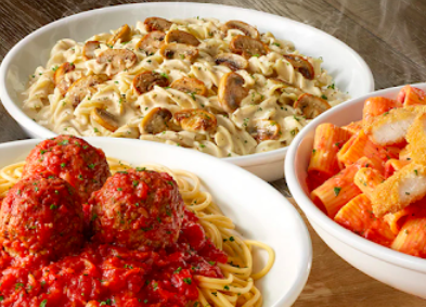 The Olive Garden signature dishes Tour of Italy
Chicken Parmigiana
Fettuccine Alfredo